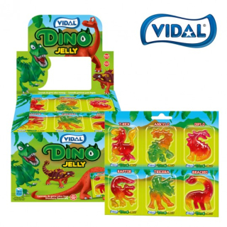 Želé VIDAL DINO dinosauři 11 g - balení 66 ks 